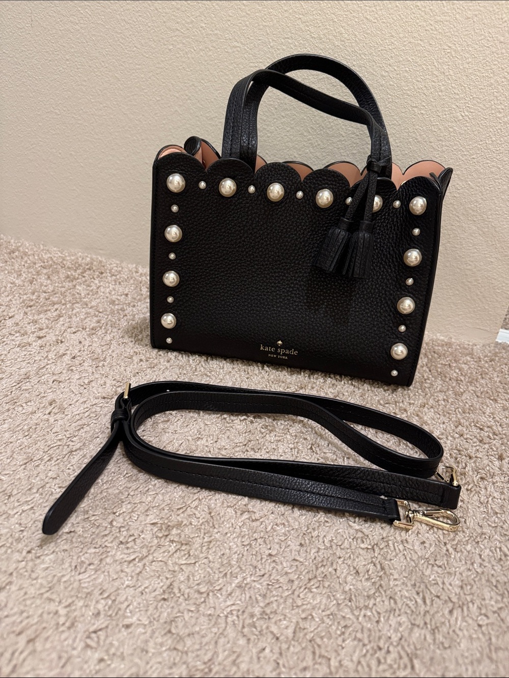 kate spade New York Hayes Street Pearl Sam Top Handle Bag